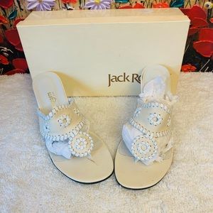Jack Rogers Navajo whip stitch sandals